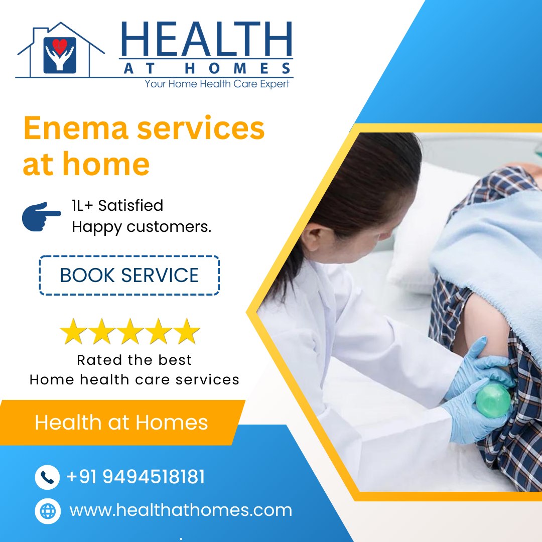 Looking for Enema Services at home in Hyderabad?